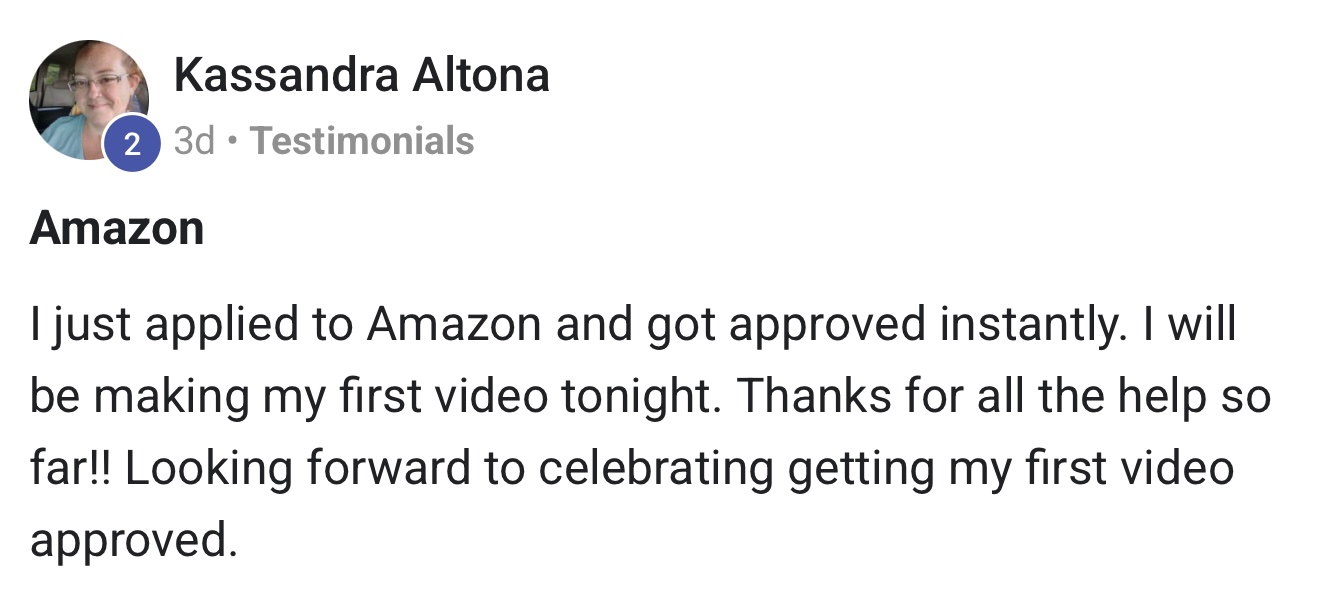 Student 4 sharing their experience