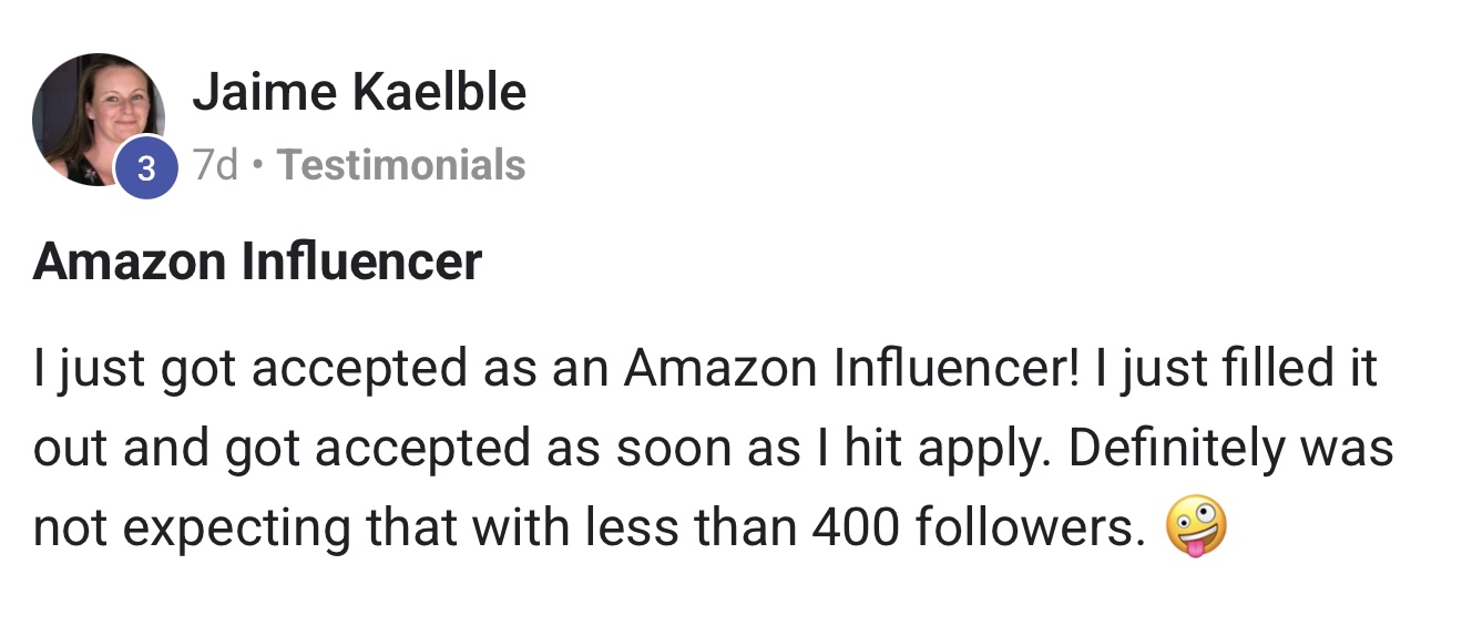 Student 5 sharing their experience